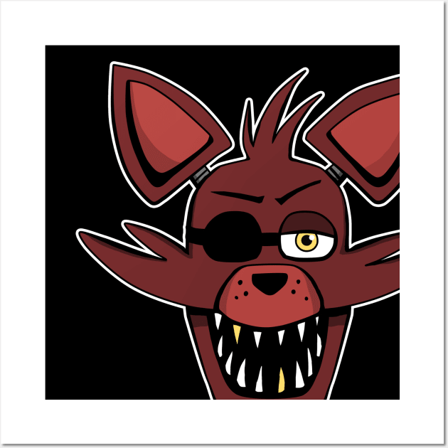 Five Nights at Freddy's - Foxy Wall Art by Kaiserin